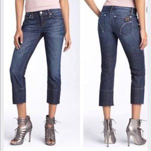 JOE'S Socialite Kicker Fit Cropped Bootcut Jeans, Size 28